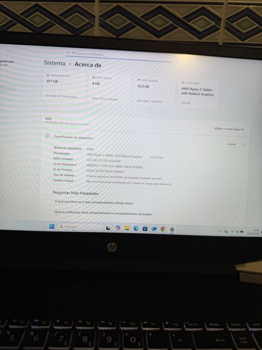 Vendo/troco HP pavilion gaming 15 512gb SSD