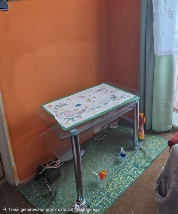 za darmo stolik szklany rtv szklany cały