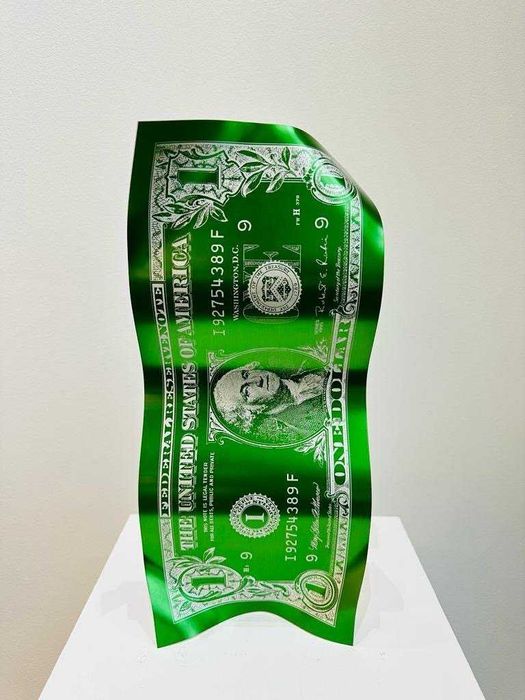 Obra de Arte de Karl Lagasse - One Dollar (Emerald)
