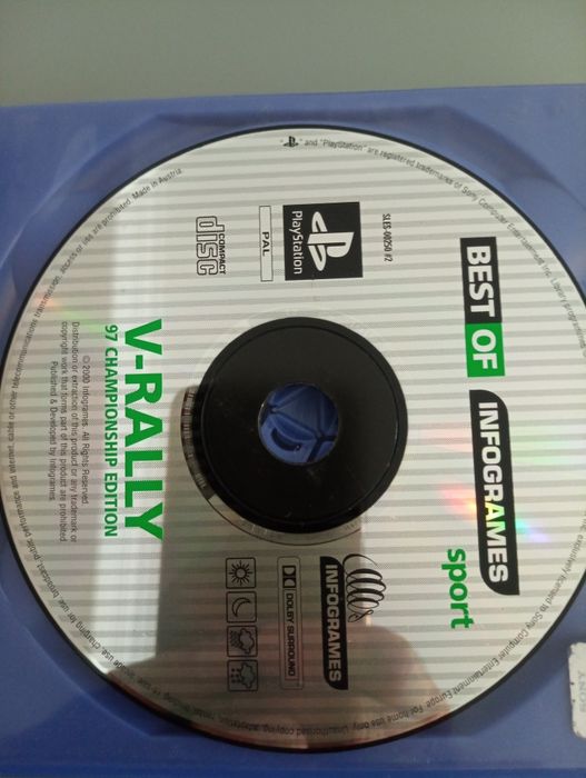 Jogo PS1 V-Rally 97 Championship Edition	Playstation 1 - PS1