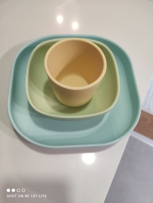 2 Conjuntos de refeição para bebé em silicone