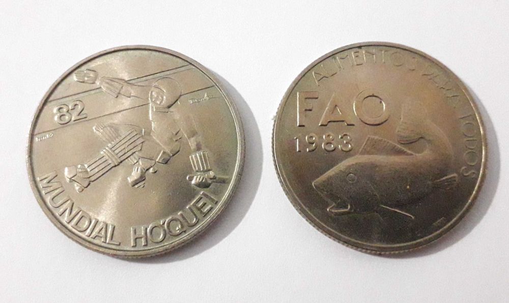 6 Moedas de 25 Escudos Comemorativas