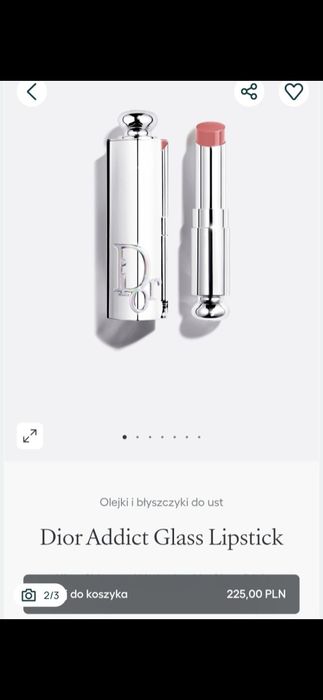 dior addict glass lipstick 405 nowy oryginalny