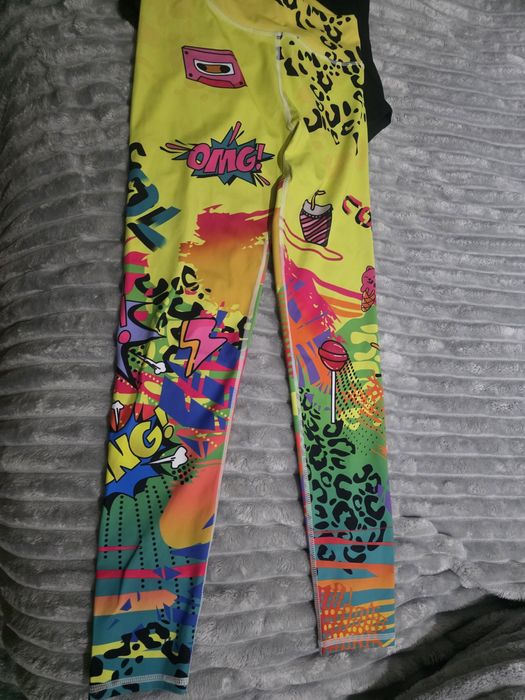 Leginsy elastyczne, wysoki stan L