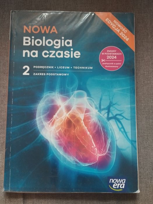 Nowa Biologia na czasie 2, podręcznik do liceum i technikum