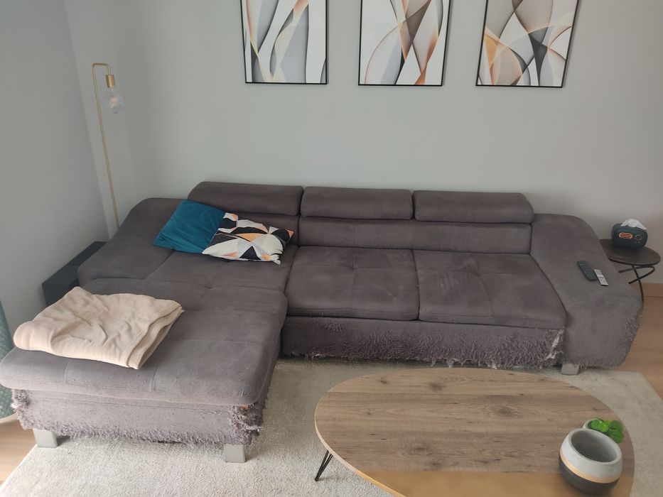 Sofá CONFORAMA - chaiselongue + cama