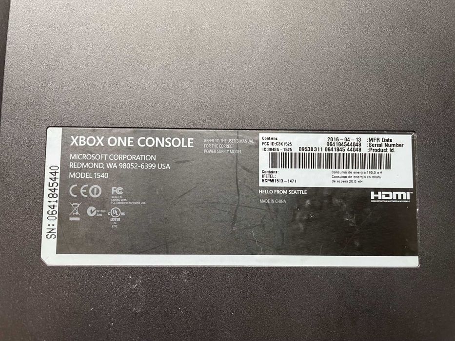 XBOX ONE FAT 500GB / Game Script / Dev Mode offline / Прошивки 4478