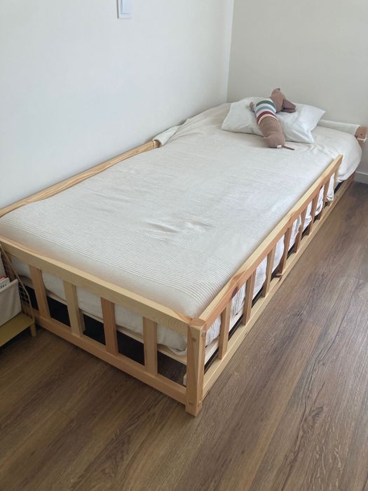Cama de chão tipo Montessori