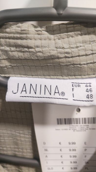 Nowa koszula oliwkowa z długim rękawem