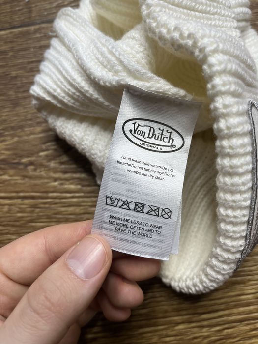 Вязана шапка біні Von Dutch