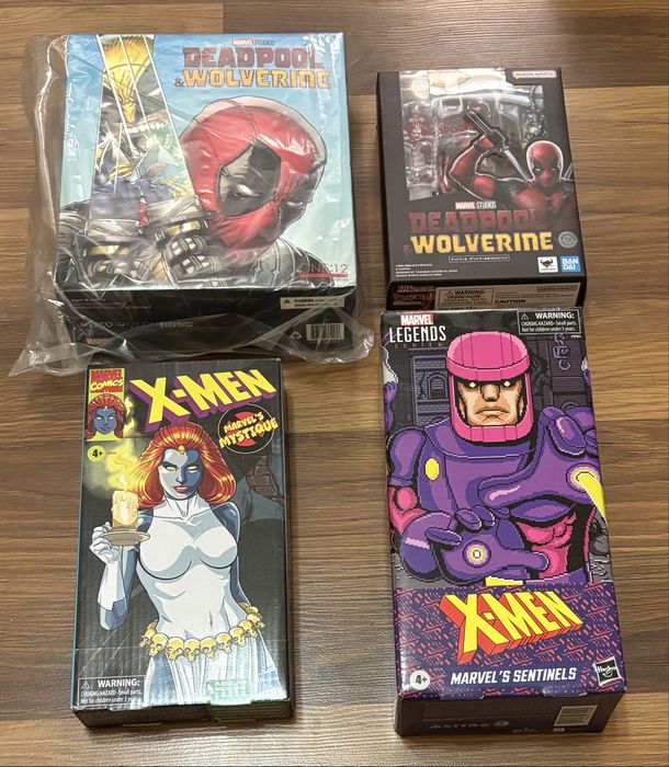 Фігурка Дедпул Люди Ікс Шаблезуб Росомаха X-Men Моджо Містік