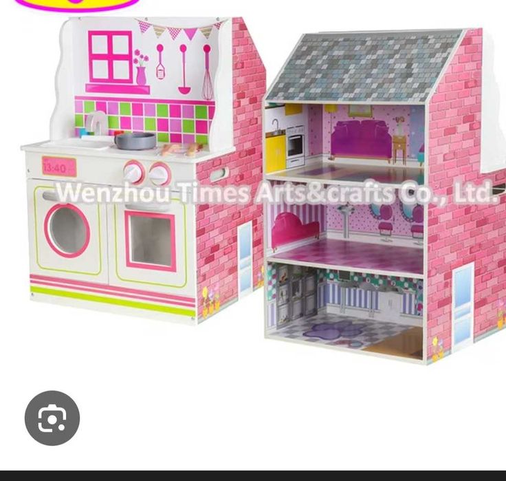 Cozinha  e casa de bonecas 2em1