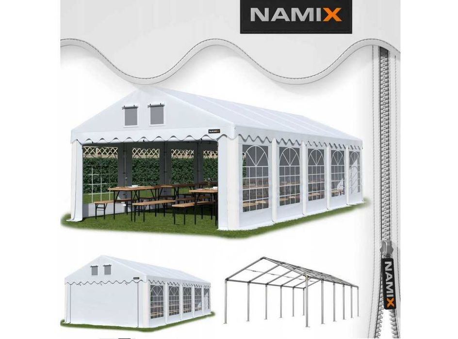 ***PROMOCJA *** Namiot COMFORT 5x10 imprezowy handlowy altana PVC 560g