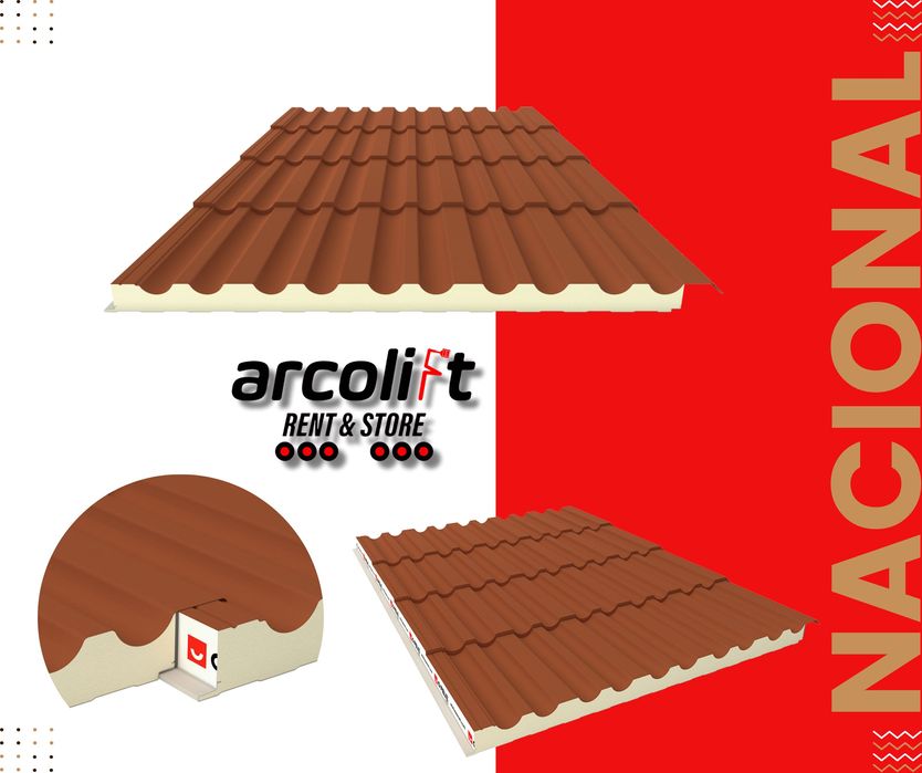 NOVIDADE!!! Painel Sandwich Imitação Telha Marselha NACIONAL!