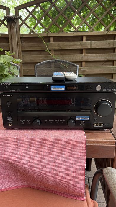 Zestaw Kino Domowe KENWOOD KRF-V5200D + Odtwarzacz DVD DVF-5400 | Piloty