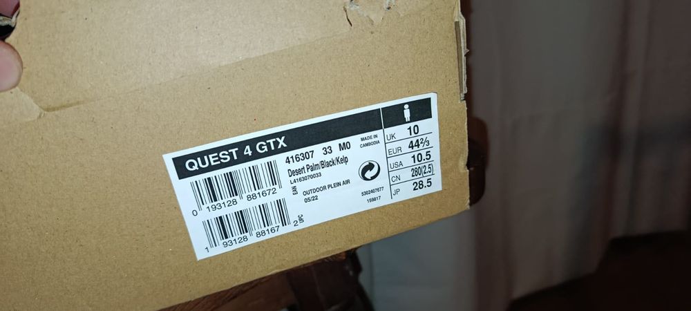 Botas Salomon Quest 4 GTX Como Novas
