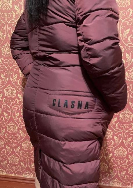 Женский пуховик-пальто,состояние нового