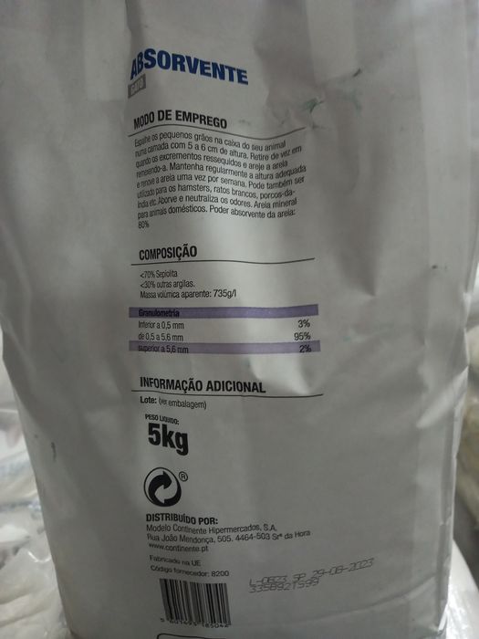 Absorvente para gatos