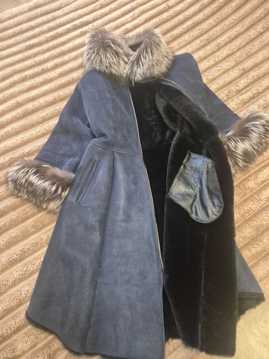 Натуральна дубленка з мехом