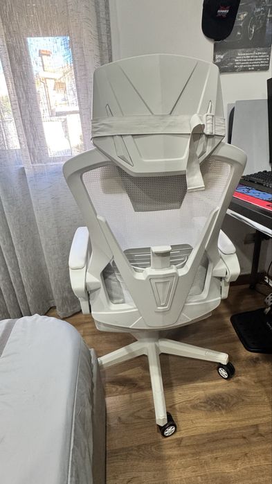 Cadeira gaming branca lovit