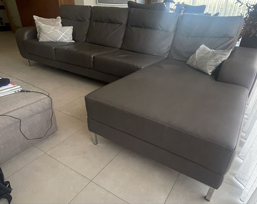Sofa 320cm com chaise longue moderno