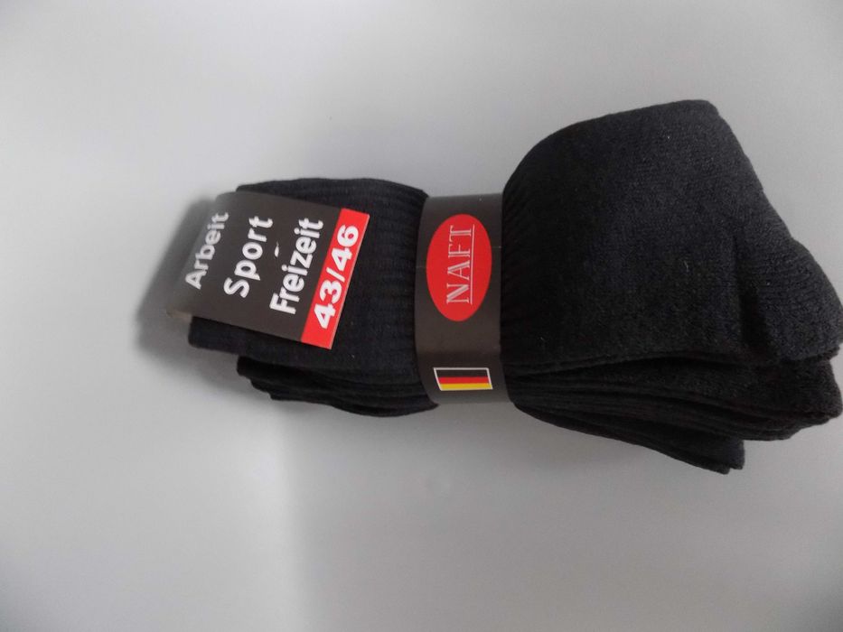 Skarpety 5cio pack czarne, 43/46