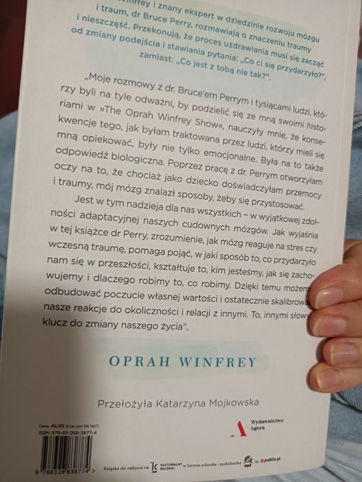 Oprah Co ci się przydarzyło?
Rozmowy o traumie, odporności psychiczne
