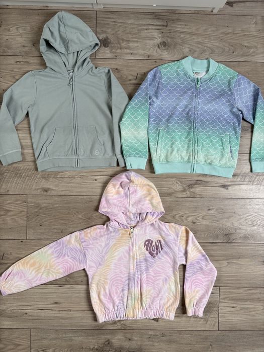 Bluzy 3szt,r.128,dziewczynka,Smyk