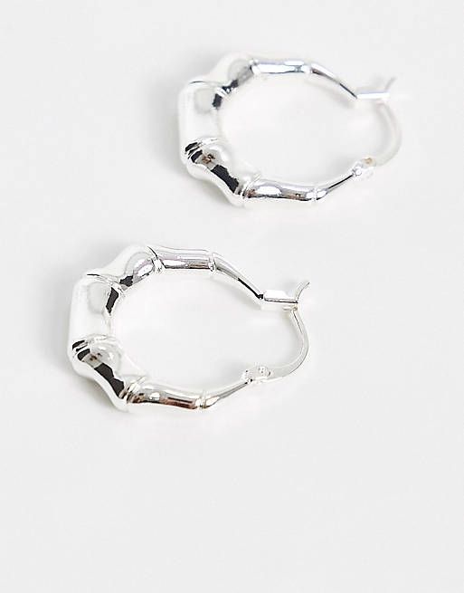 WEEKDAY Kolczyki Koła Srebrne Stal 25mm 30399