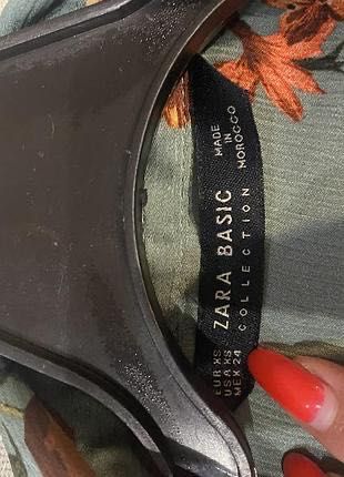 Блузка в цветах Zara S