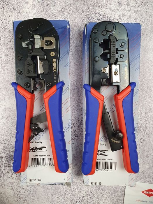 Knipex для опрессовки и обжима контактных гильз.Прес- кліщі
