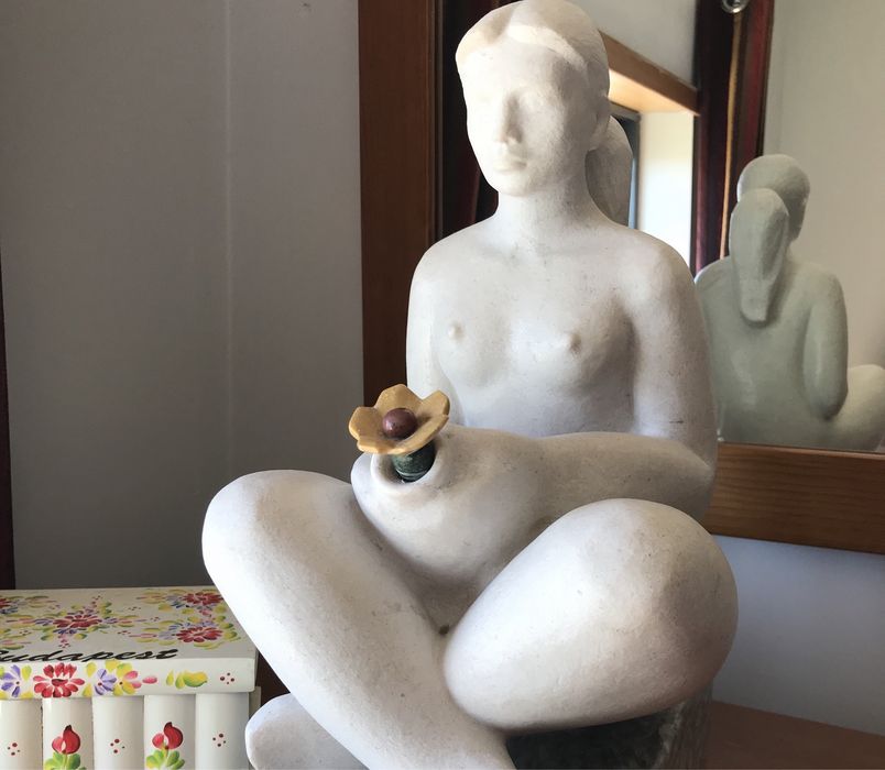 Escultura em mármore líoz