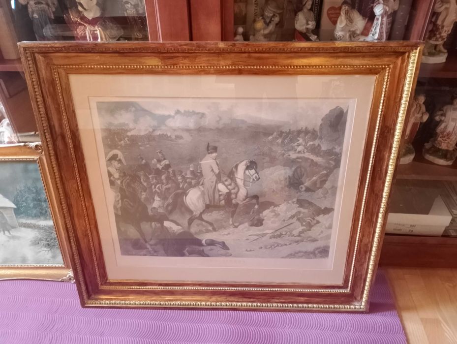 Grafika Napoleona na przełęczy Samosierra