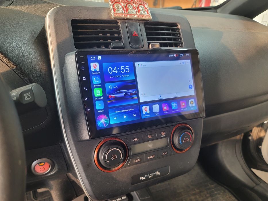 Штатная магнитола для Nissan Leaf , CarPlay 8м ядер Qled