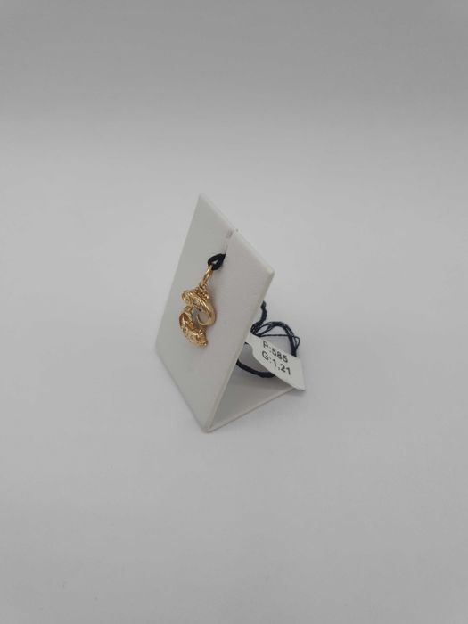 Złota zawieszka "rybki" P: 585 / G: 1,21