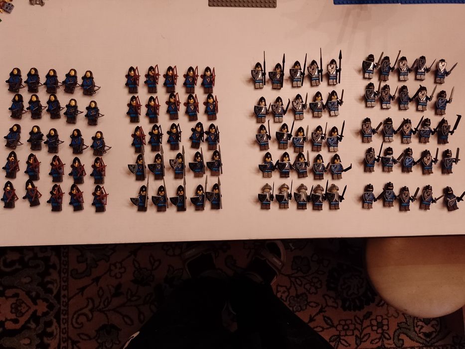 Lego black falcon rycerze 42 sztuk