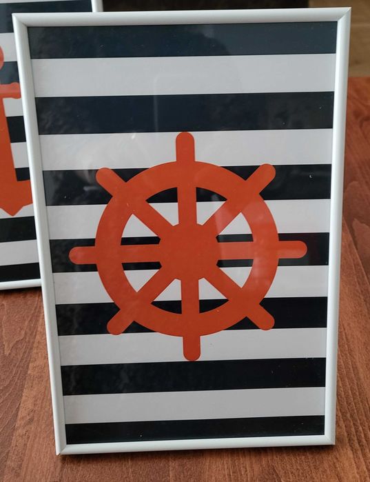 Ramki z obrazami marynistycznymi 3szt