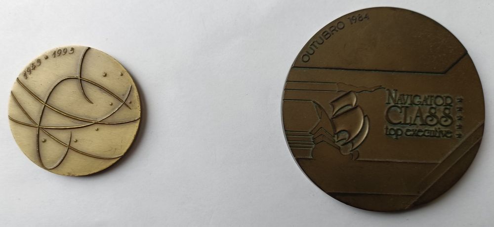 Medalhas TAP Air Portugal. Transportes Aéreos Portugueses.