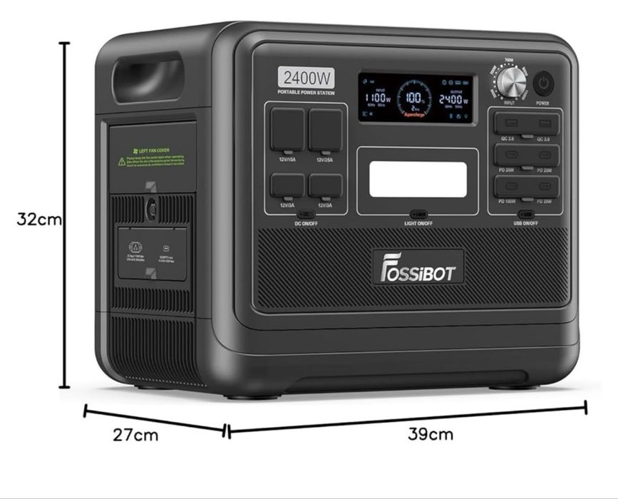 Зарядна станція FOSSiBOT F2400 (2048Wh) | Краща ціна