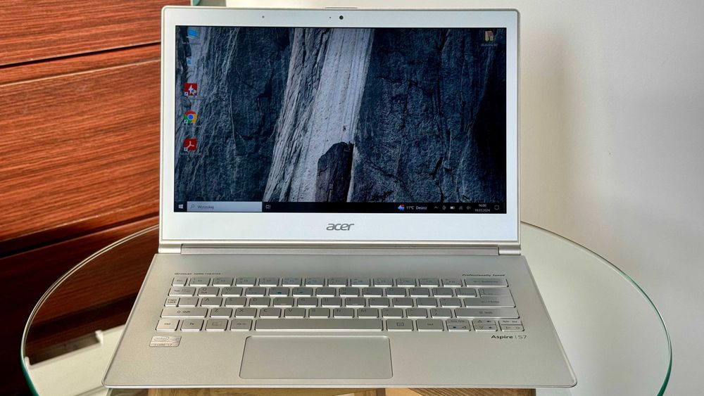 Dotykowy Biały Ultrabook Acer Aspire S7-391 i7-3517U 4GB 256GB mSATA