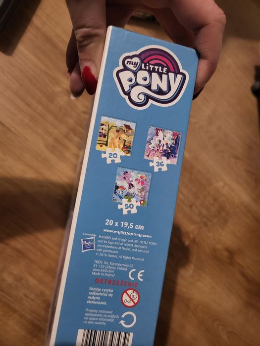 Puzzle trefl. My Little Pony 3w1 stan bardzo dobry