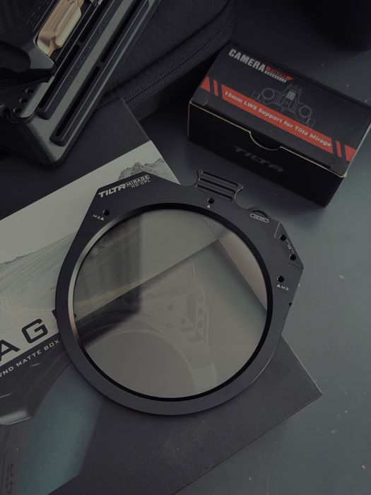 Tilta Mirage Matte box + Tilta CPL + Support smallrig 8sinn wooden camera