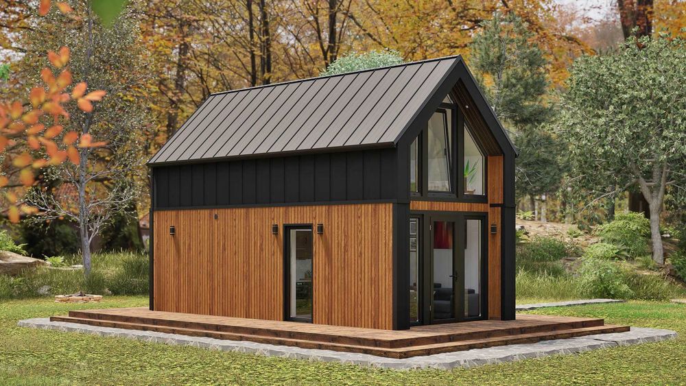 Gotowy dom modułowy pod klucz 50m2 ogrzewanie podłogowe, klimatyzacja.