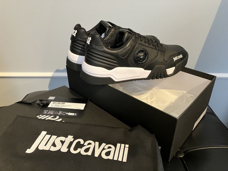 Just Cavalli luksusowe włoskie buty z tygrysem Nowe