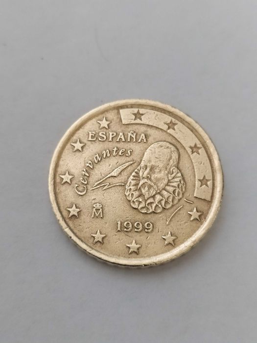 Moeda 50 Cent Espanha 1999