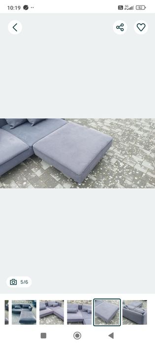 Sofa Ikea Soderhamn z szezlongiem. -41