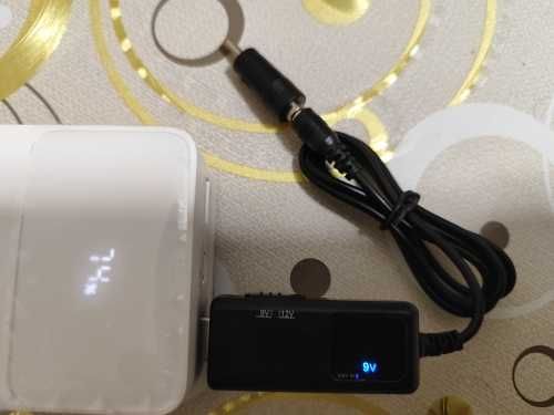 Кабель USB - DC с переключателем на 9V / 12V (DC 5.5*3.5 / 3.5*1.35)