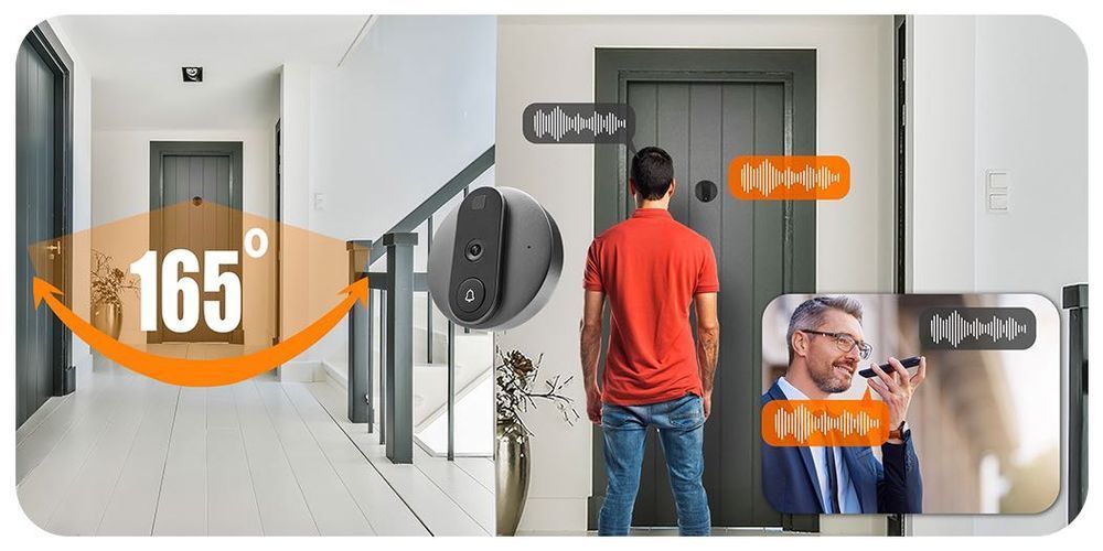 DVS-VDV165MS-T wizjer elektroniczny WiFi 2Mpx 4,3" audio aplikacja Tuya Smart