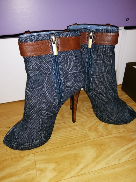 Джинсовые стильные ботильоны 37 размер