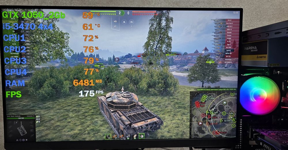 И ровой ПК  i5 RUST cs2 GTAV dota wot fortnite BMG fs gtx1050